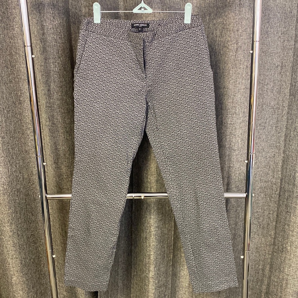 Mario Serani Italy slim pants, flat front. Size 4.